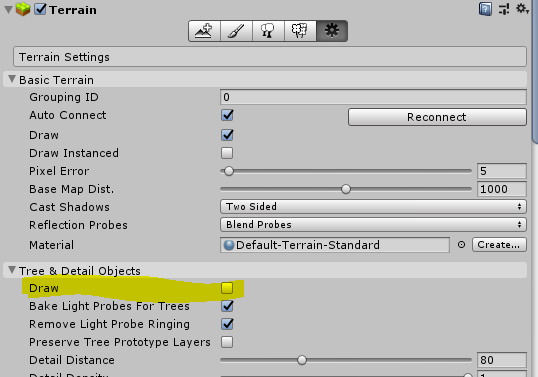 Can’t paint Trees, etc onto your Unity Terrain? – IT Bytes